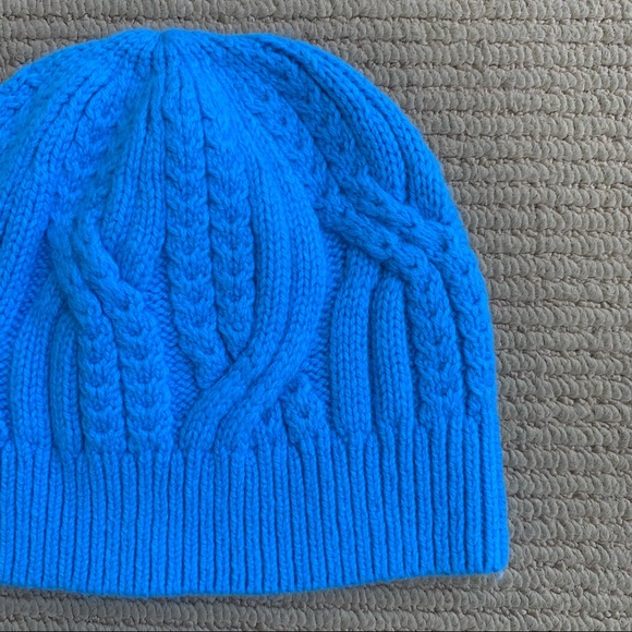 NWT Club Monaco Blue Knit Toque/Beanie - Picture 3 of 4